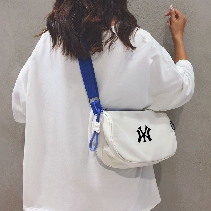 White with Blue